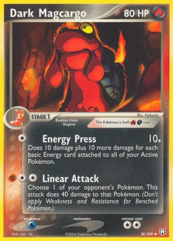 Dark Magcargo card front