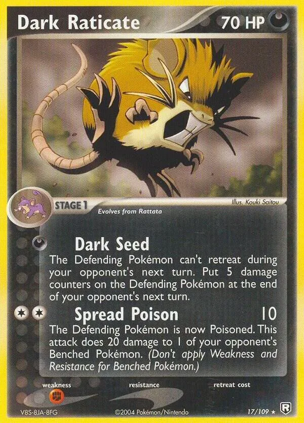 Dark Raticate card front