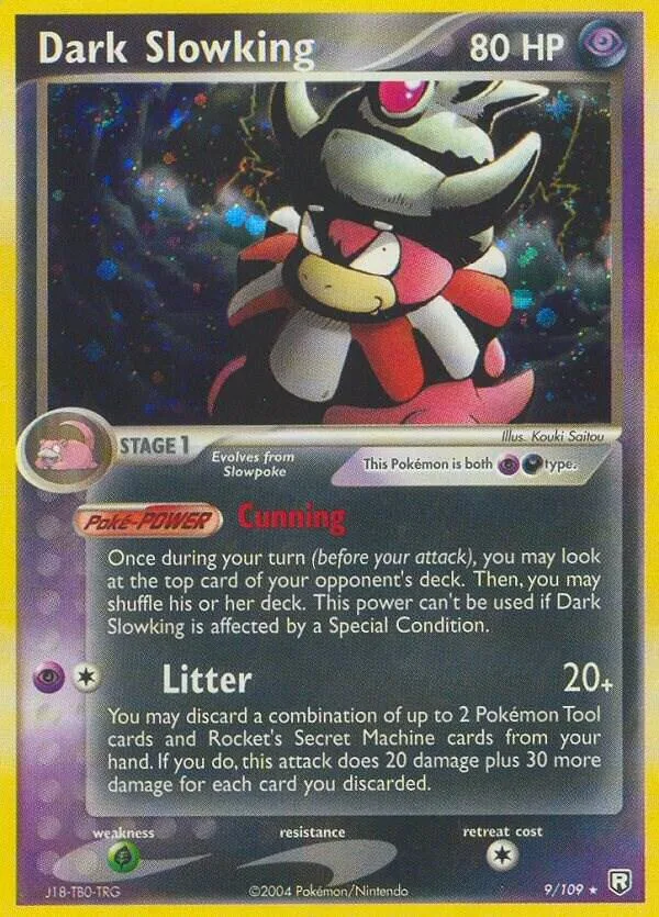 Dark Slowking card front