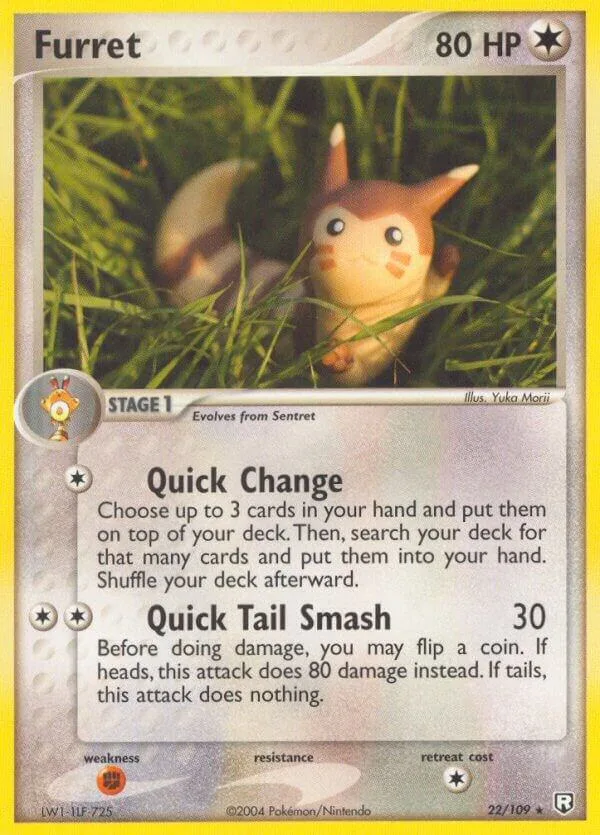 Furret card front