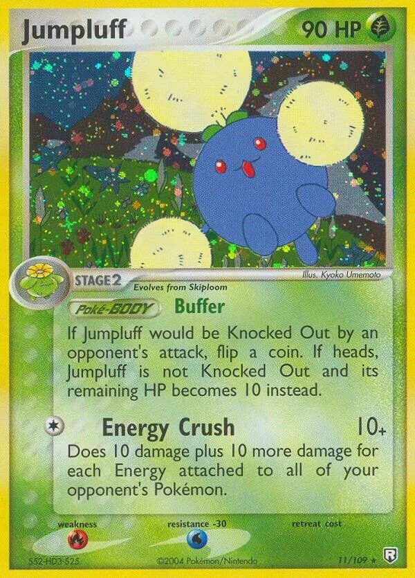 Jumpluff card front