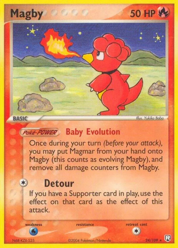 Magby card front