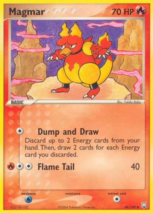 Magmar card front