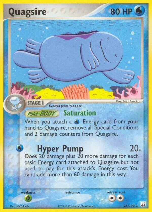 Quagsire card front