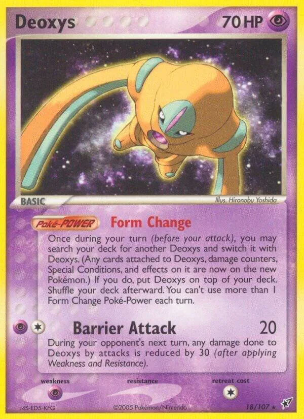 Deoxys (Defense Forme) card front