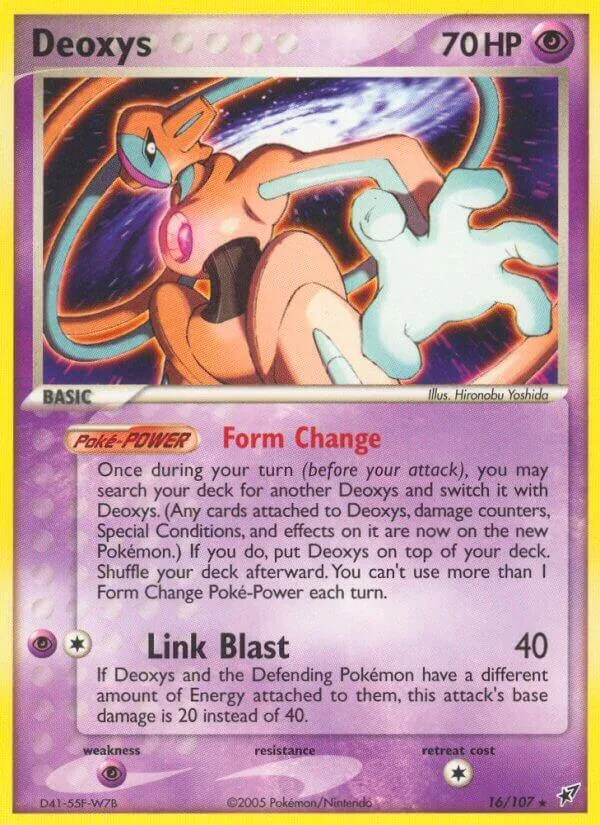 Deoxys (Normal Forme) card front