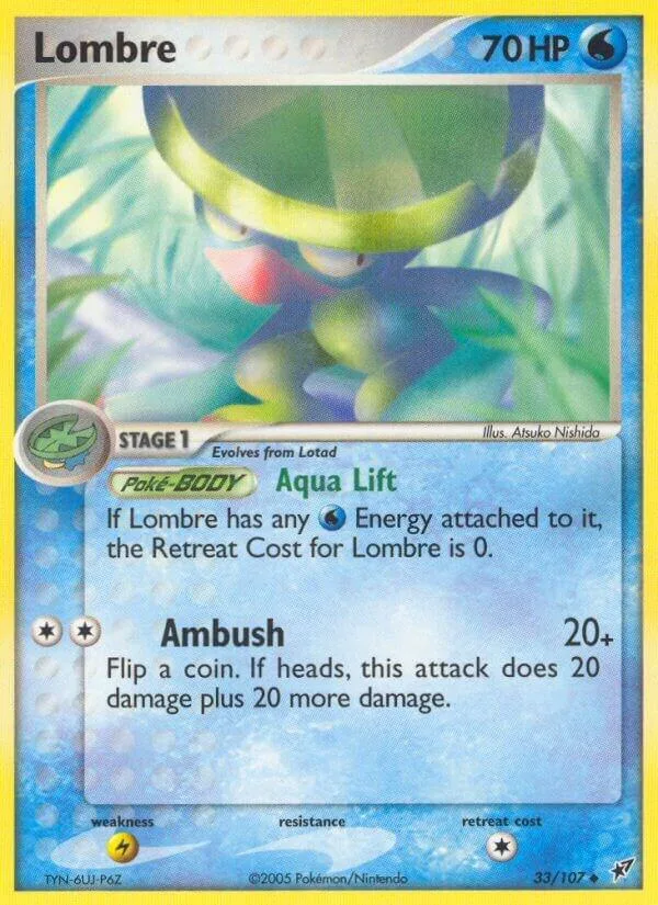 Lombre card front