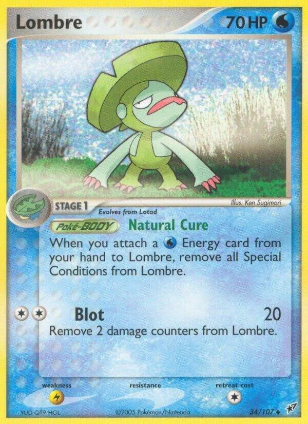 Lombre card front