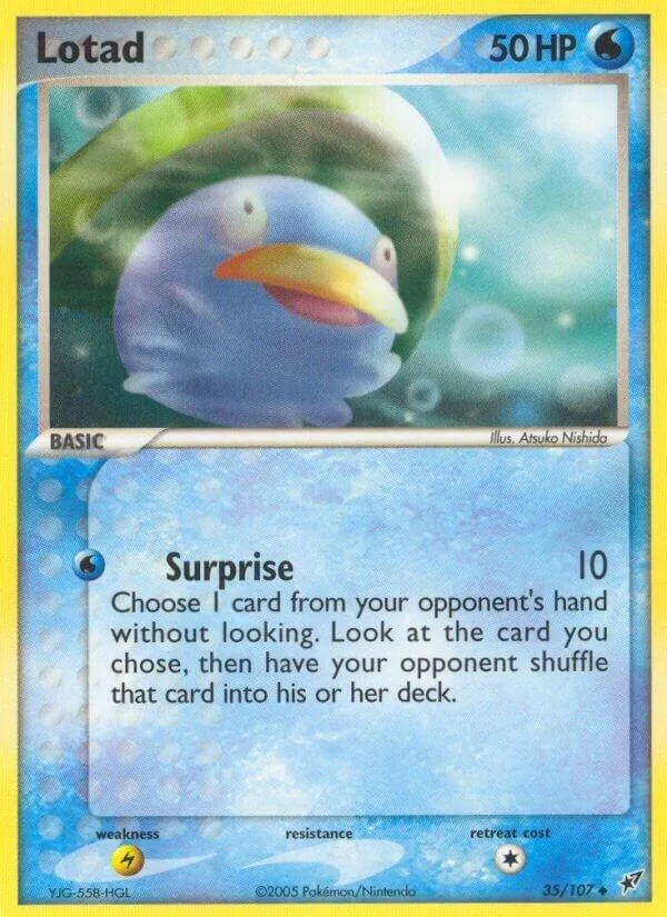 Lotad card front
