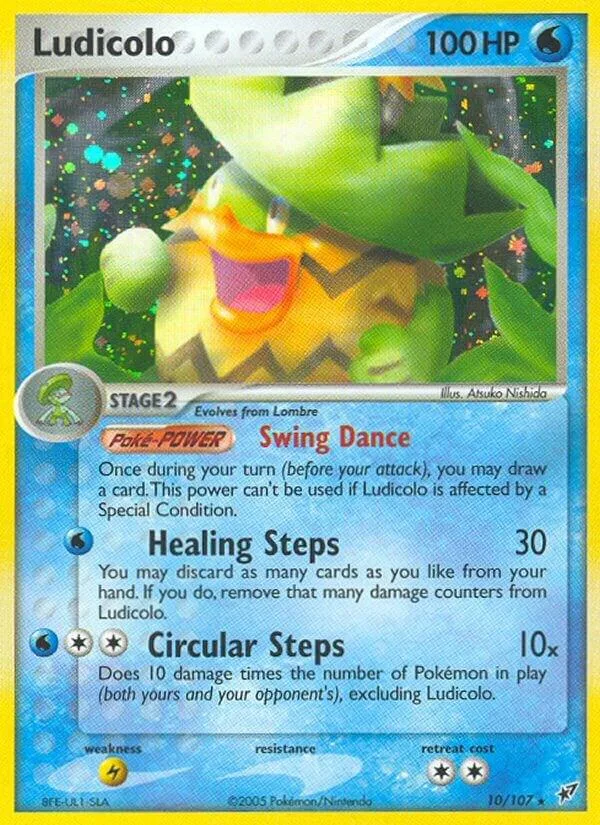 Ludicolo card front