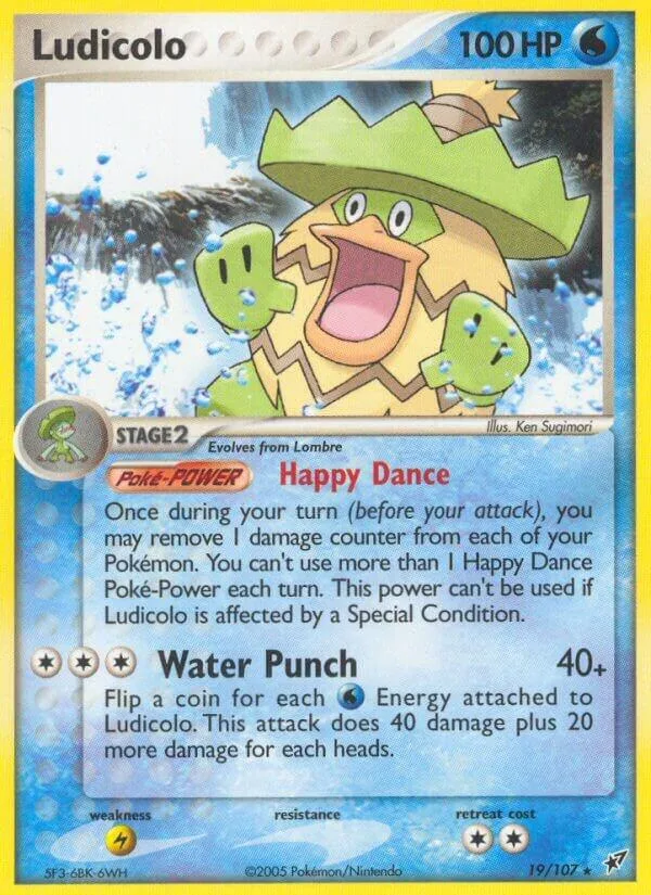 Ludicolo card front
