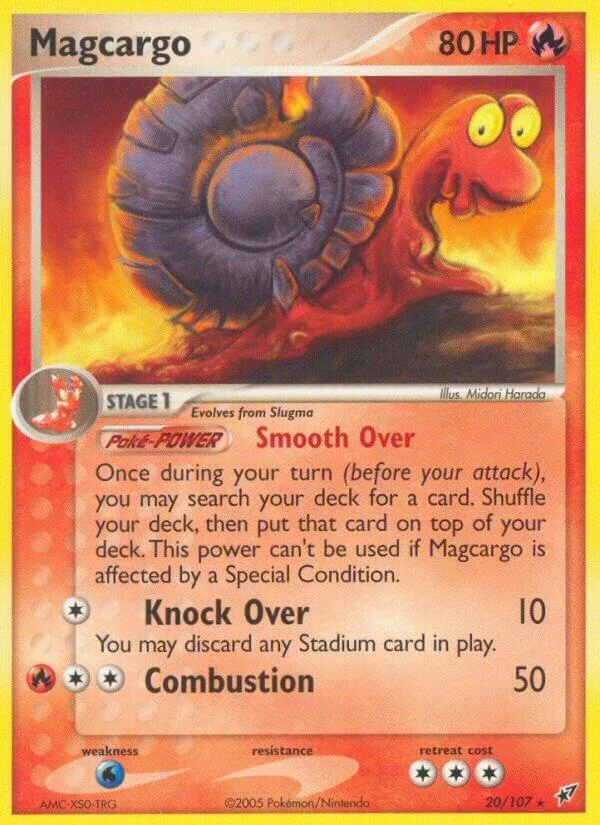 Magcargo card front