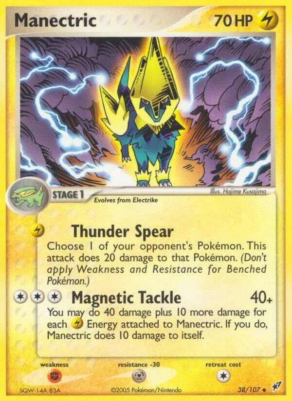Manectric card front
