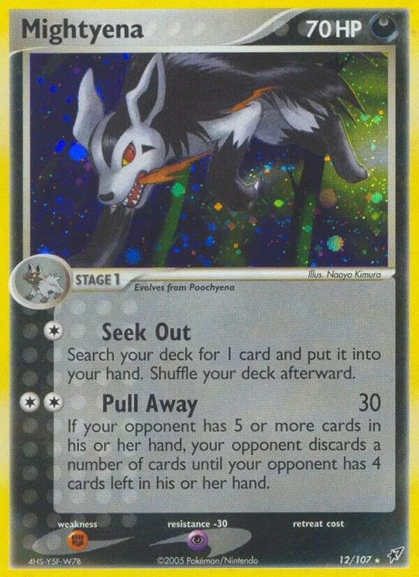 Mightyena card front