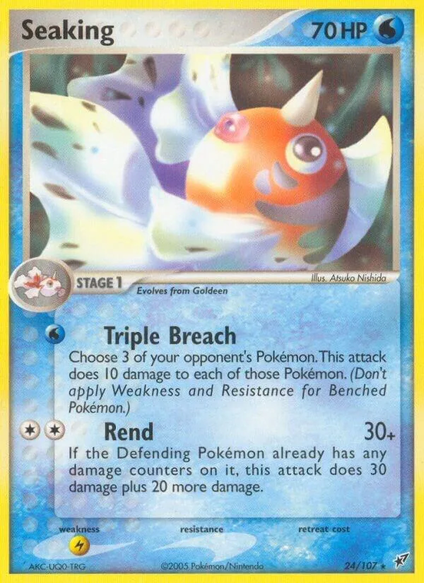 Seaking card front