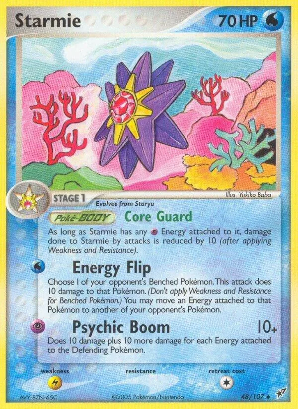 Starmie card front