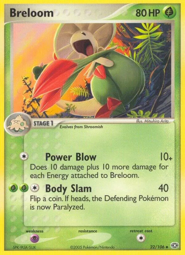 Breloom card front