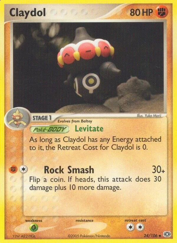 Claydol card front