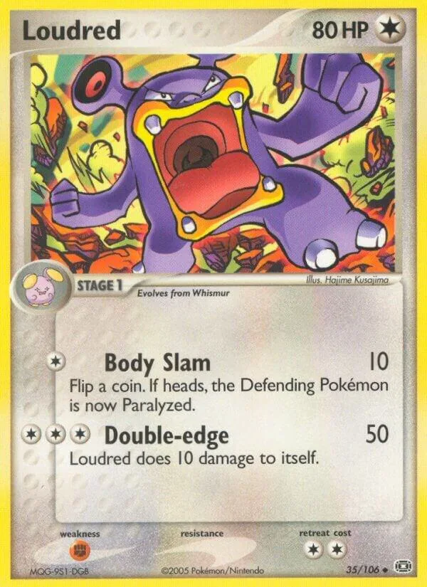 Loudred card front