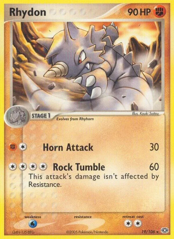 Rhydon card front