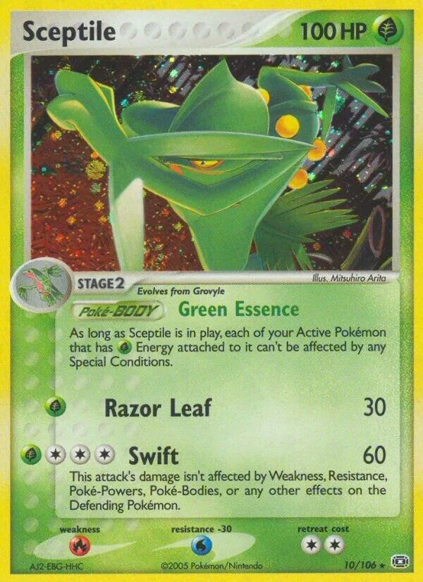 Sceptile card front