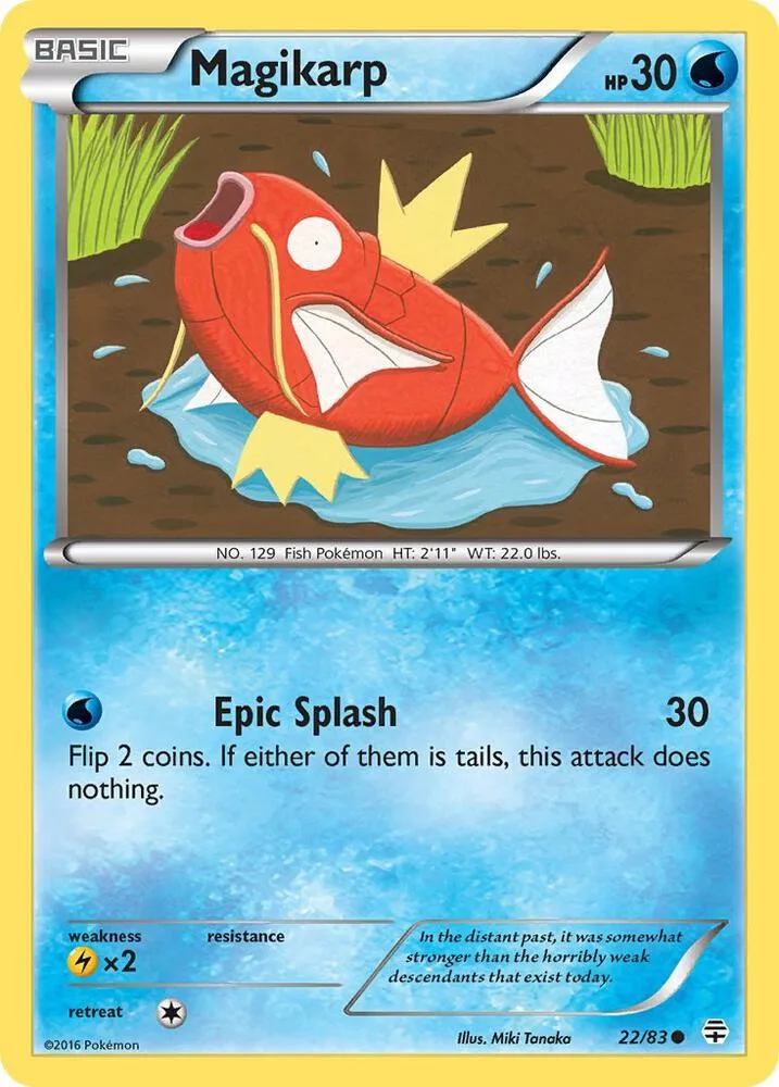 Magikarp card front