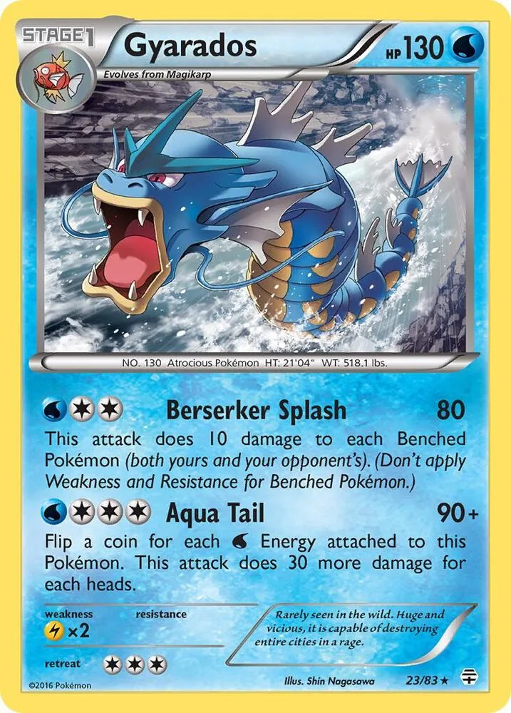 Gyarados card front