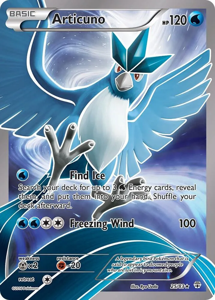Articuno card front