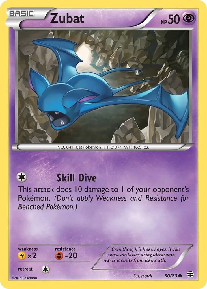 Zubat card front