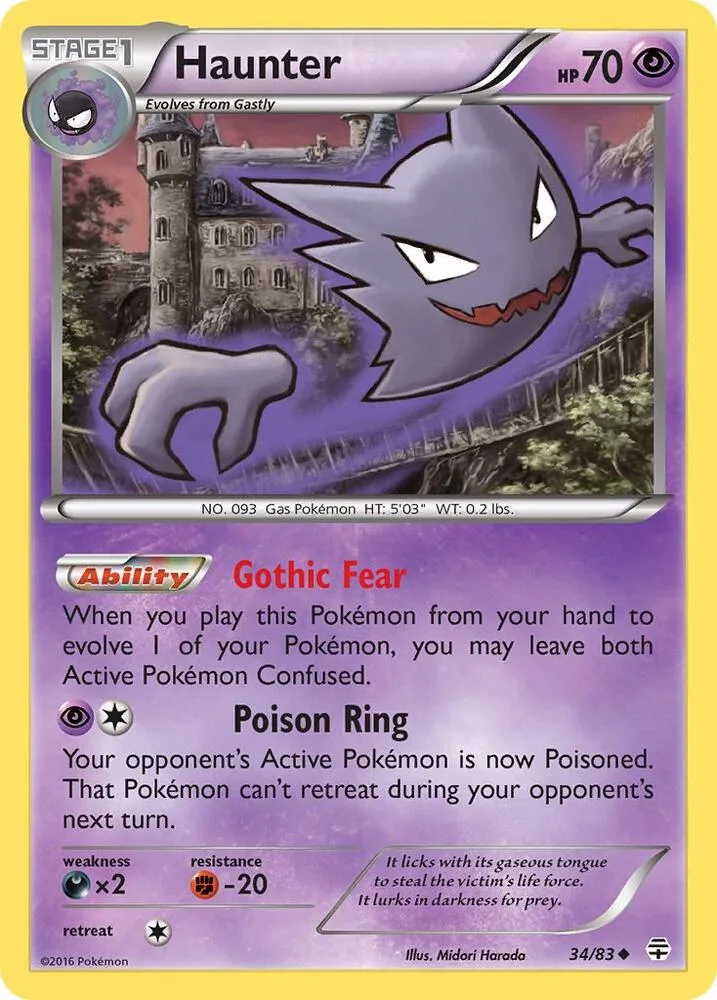 Haunter card front