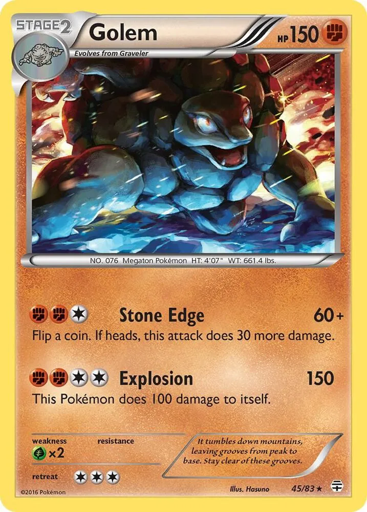 Golem card front