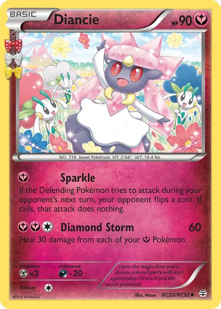 Diancie card front