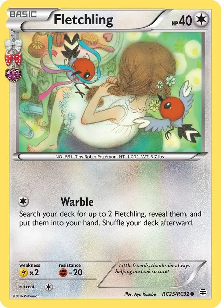 Fletchling card front