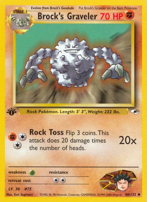 Brock's Graveler card front