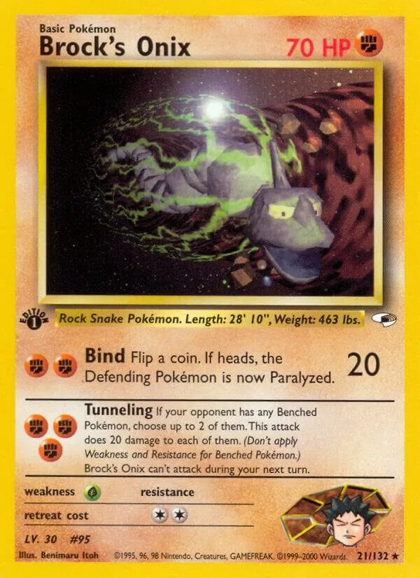 Brock's Onix card front