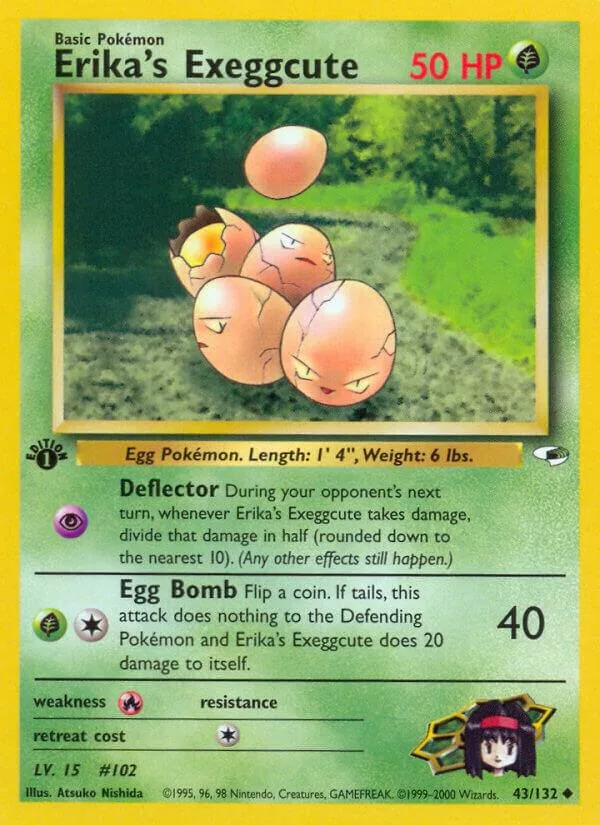 Erika's Exeggcute card front