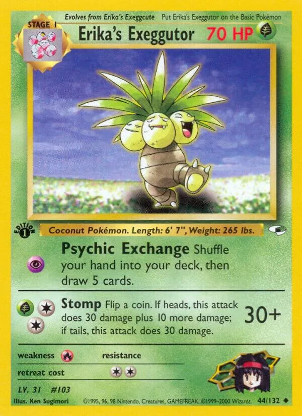 Erika's Exeggutor card front