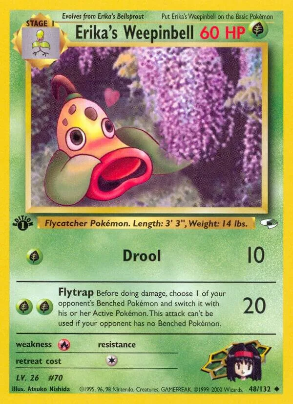 Erika's Weepinbell card front