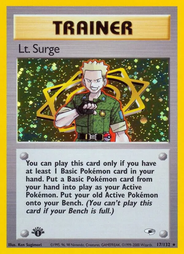 Lt. Surge card front