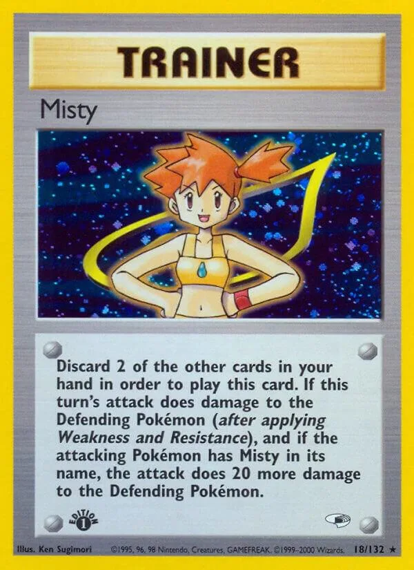 Misty card front