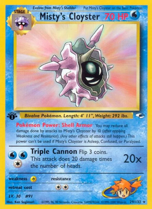 Misty's Cloyster card front