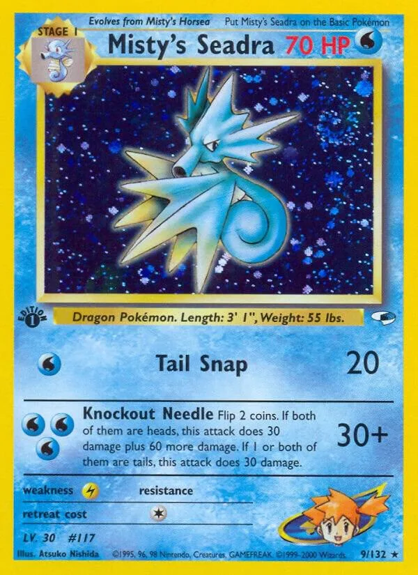 Misty's Seadra card front