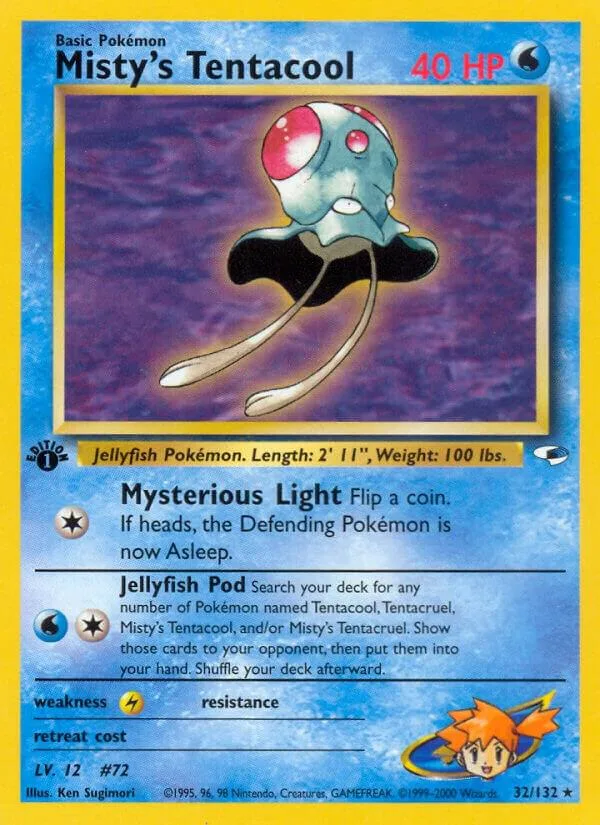 Misty's Tentacool card front