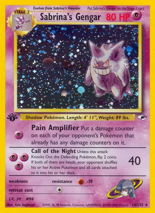 Sabrina's Gengar card front