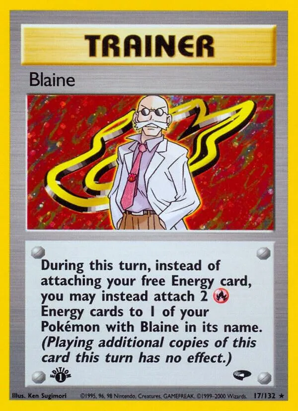 Blaine card front