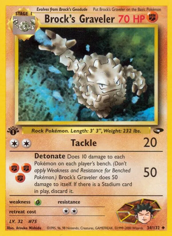 Brock's Graveler card front