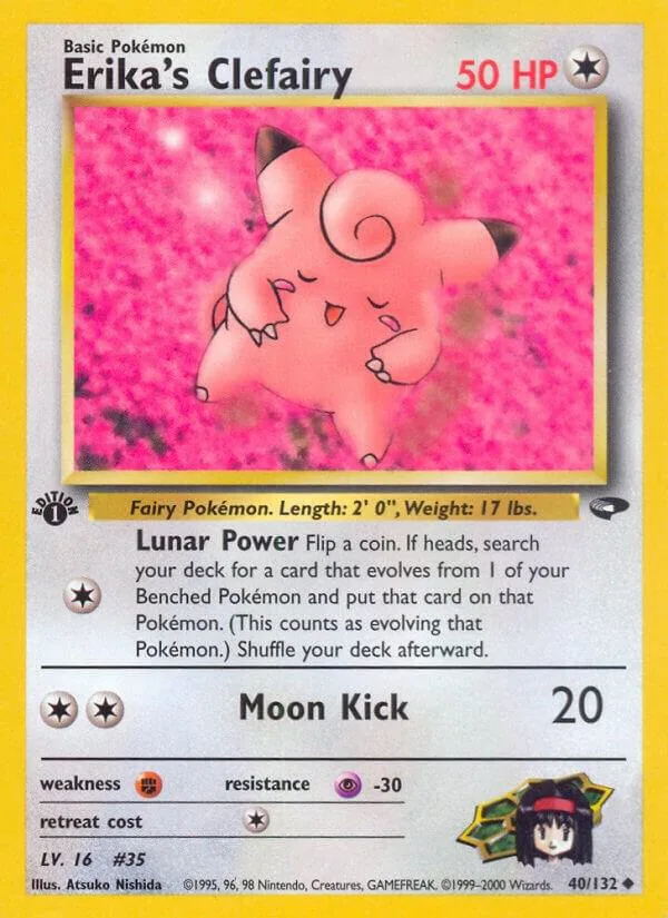 Erika's Clefairy card front