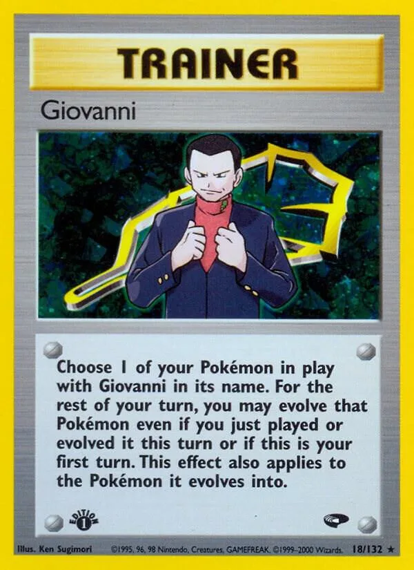 Giovanni card front