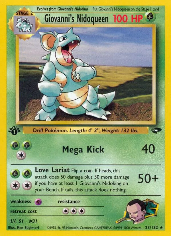 Giovanni's Nidoqueen card front