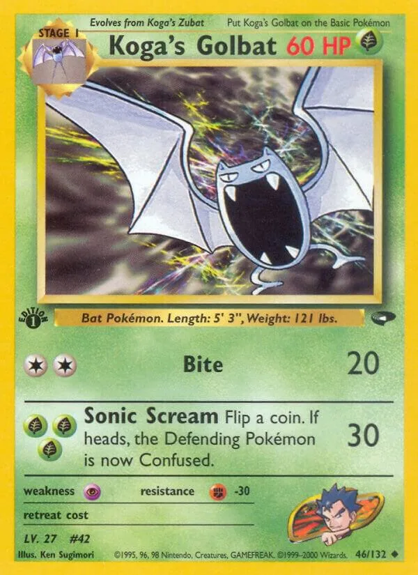 Koga's Golbat card front